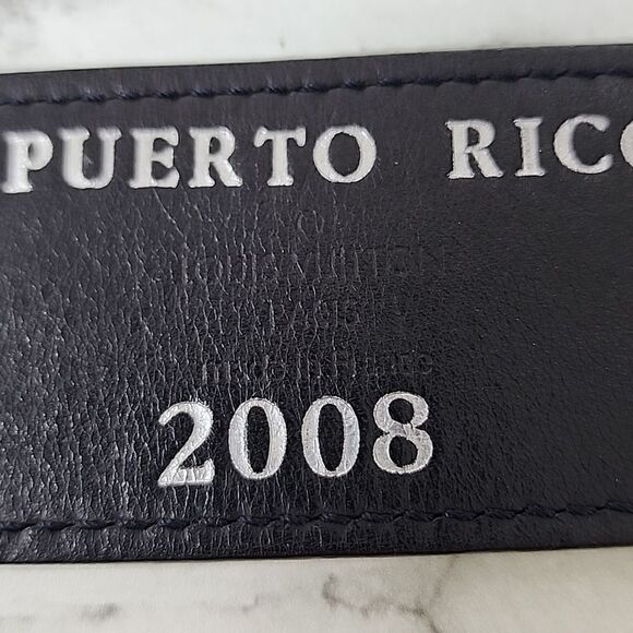 Authentic Louis Vuitton Porte Cle Fortune Black Leather Key Chain - Picture 4 of 8